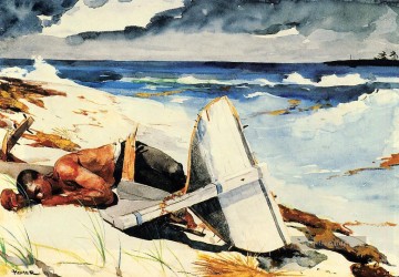  realismus - Nach dem Hurrikan Realismus Marinemaler Winslow Homer
